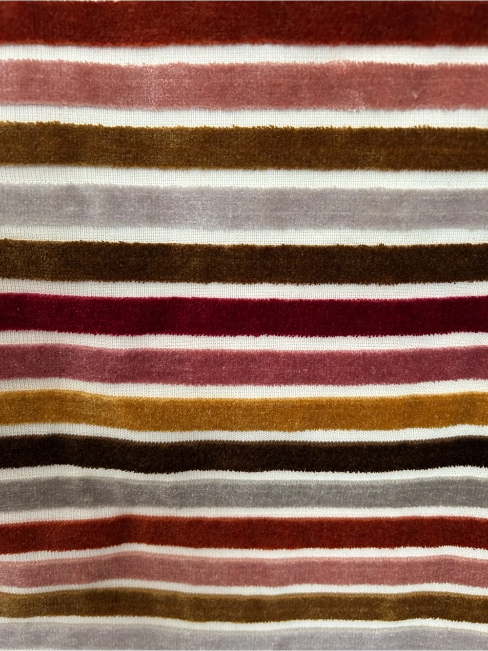 NWT Anthropologie Velvet Stripe Pillow Cover, 12” x 27”